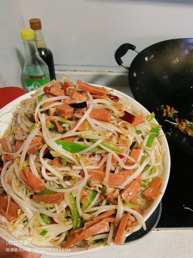 素炒豆芽，无敌好吃