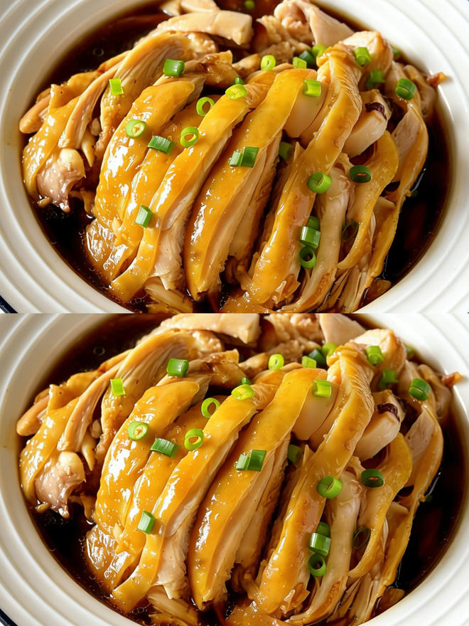 电饭煲版葱油焖鸡，年夜饭家常菜，无水无油爽嫩多汁，15分钟上桌简单快手菜