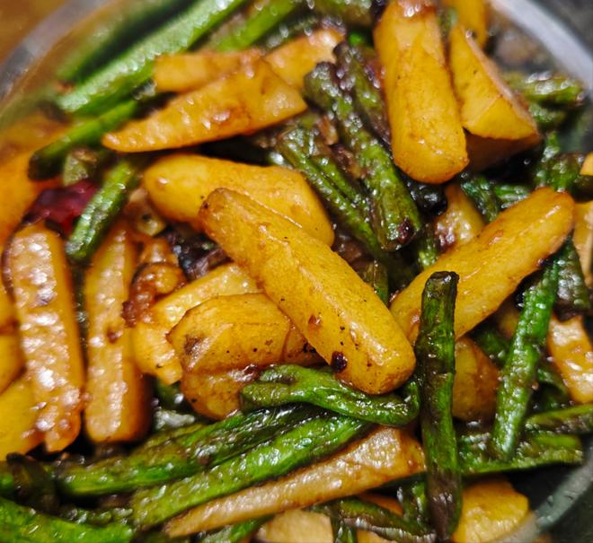 【土豆炒豆角】🌱救命！这盘素菜居然会光合作用？！