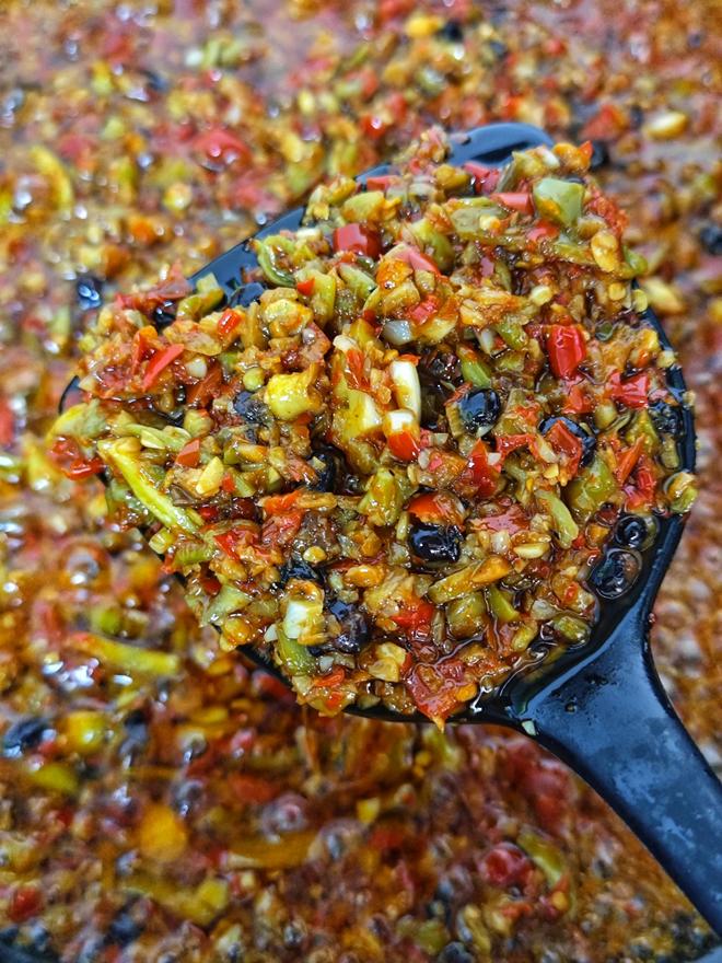 家常贡菜辣酱，真嘟超下饭！！