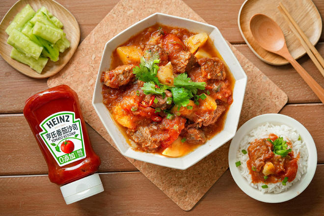 拌饭绝配！有手就会的浓汤番茄炖牛腩