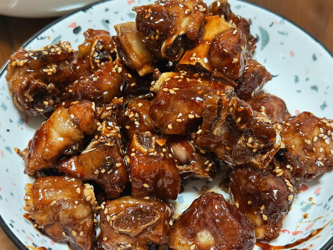 糖醋排骨（无油版本）