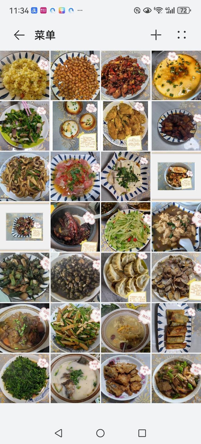 近期做家常菜谱