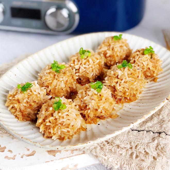 糯米珍珠丸子，年夜饭必备菜，快手蒸菜