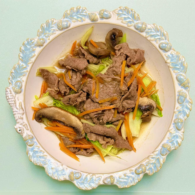 超简单懒人快手菜【韩式蔬菜烤牛肉】