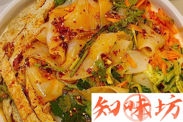 薄软韧凉皮2款（洗面&不洗面）&蘸酱