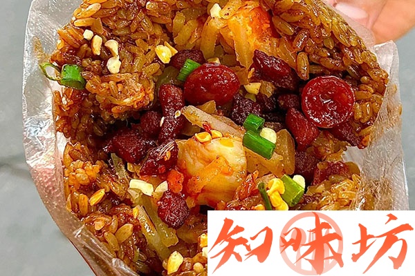 特色糯米饭团丰富的营养多变的口感