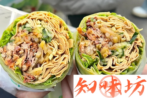 卤肉卷熏肉大饼实体配方视频教程