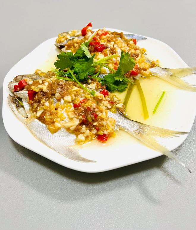 创意菜：「蒸蒸日上」|咸香白鲳鱼（清蒸）|年夜饭|宴客硬菜