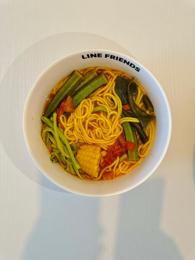 （纯素食）番茄🍅浓汤🍲面