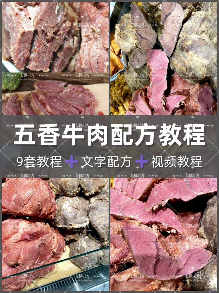 五香牛肉技术配方卤菜卤牛肉做法培训视频宫廷五香牛肉教学全套